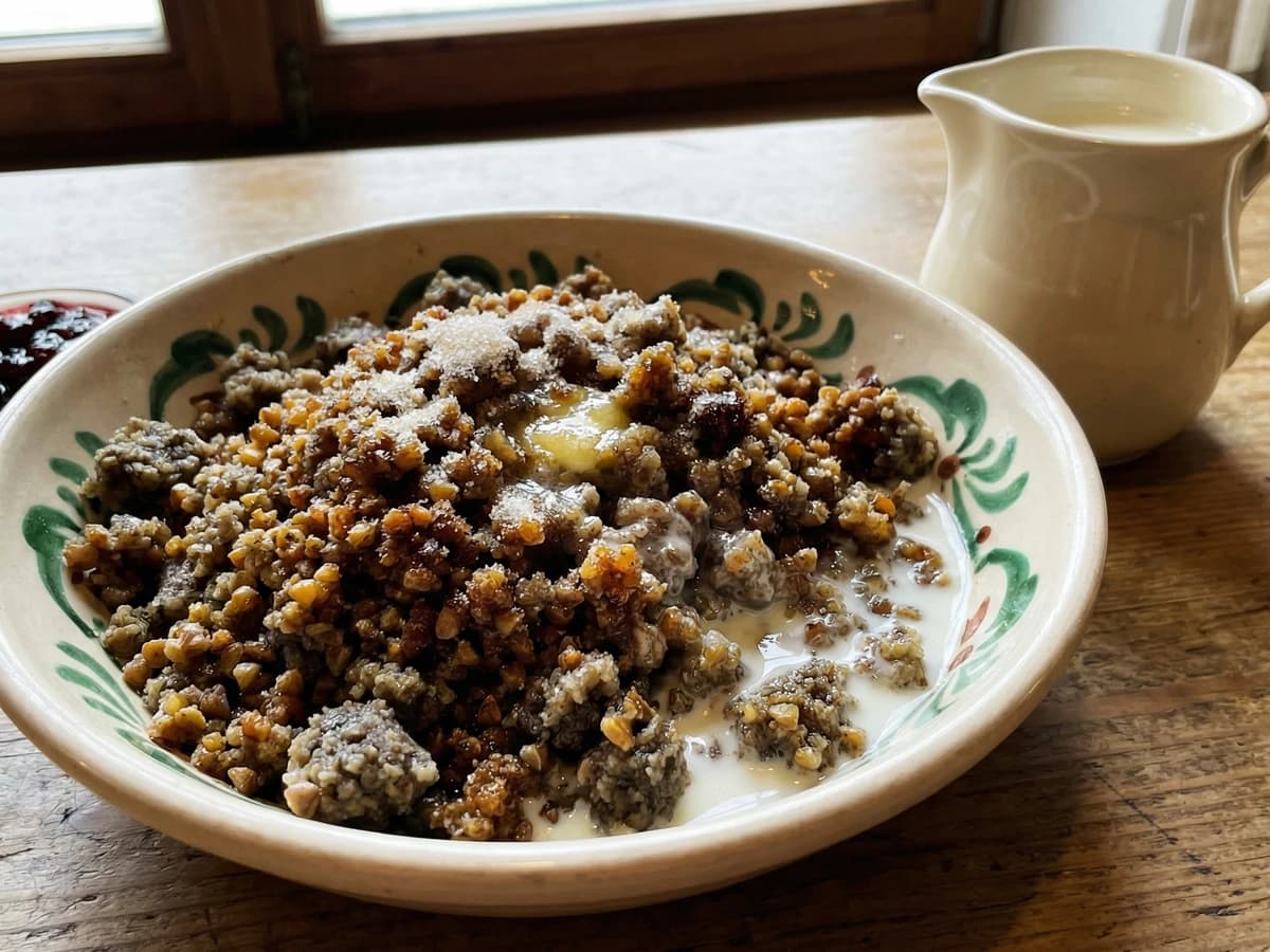 Heidensterz süß (Sweet Buckwheat Sterz) - Chef Elsa