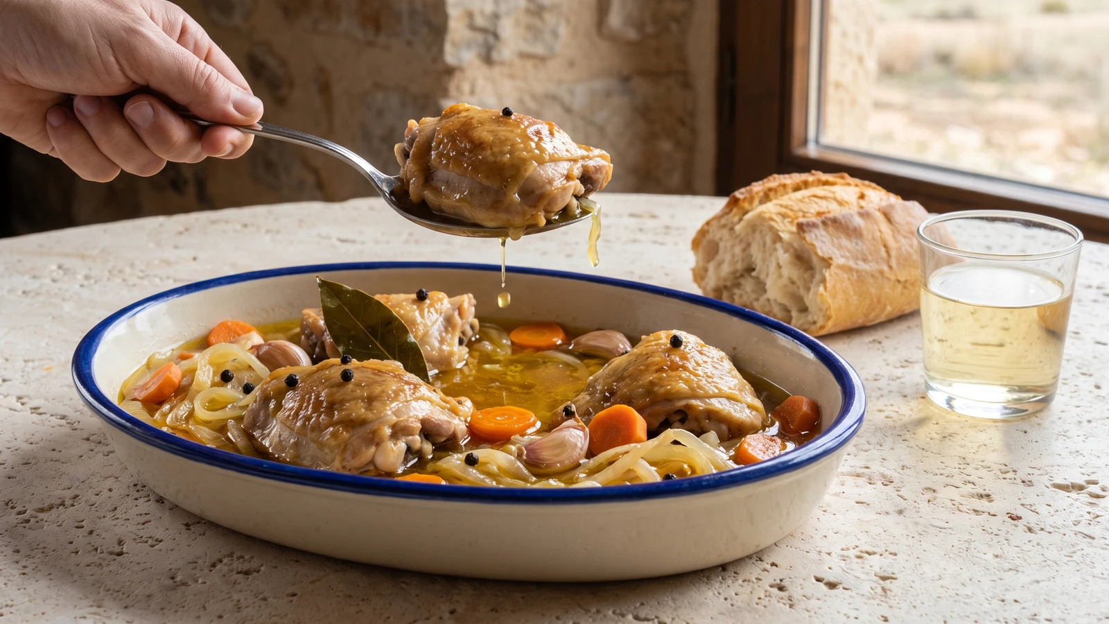 Pollo en Escabeche Manchego