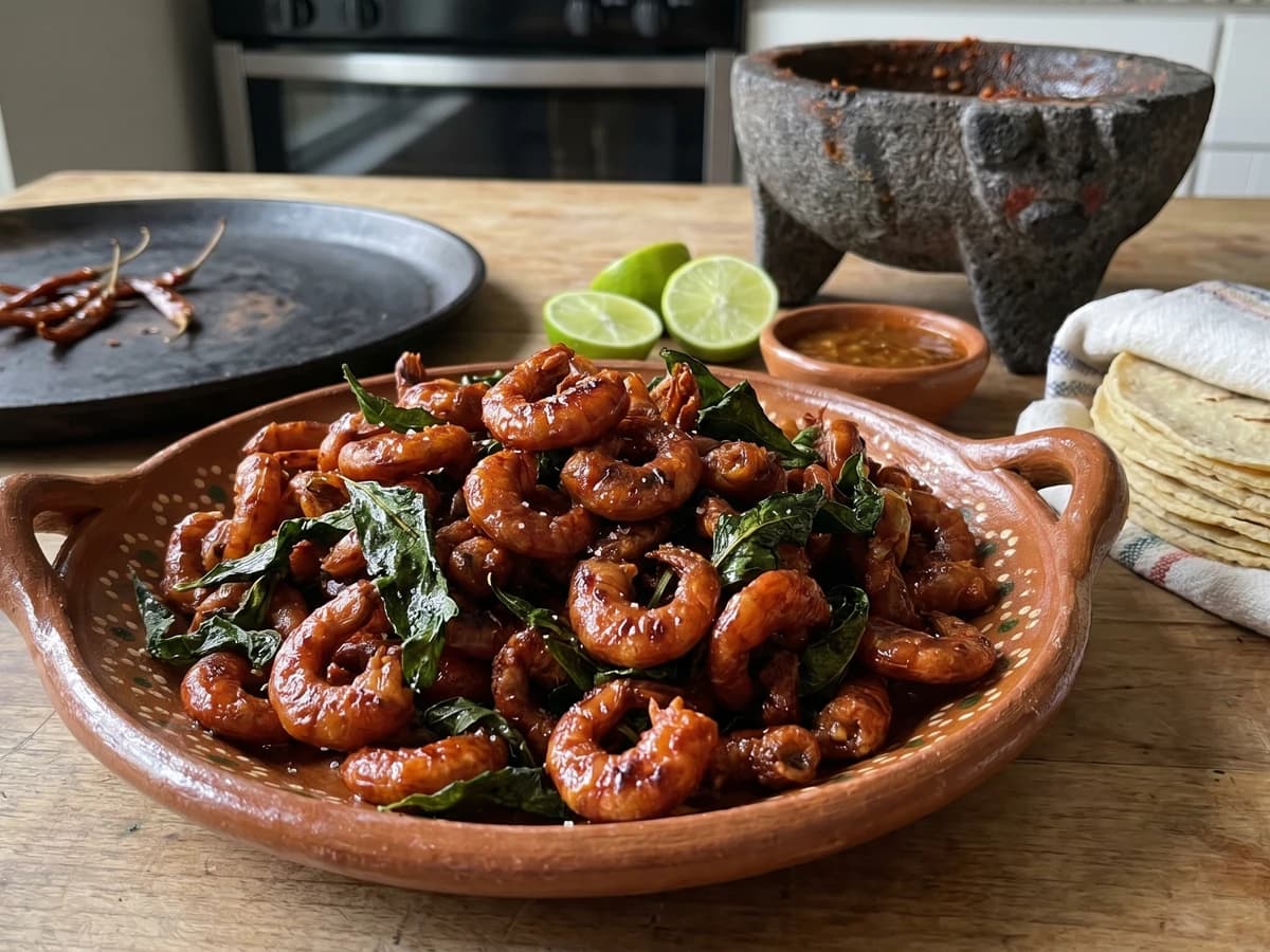 Chinicuiles del Maguey de Hidalgo - Chef Lupita