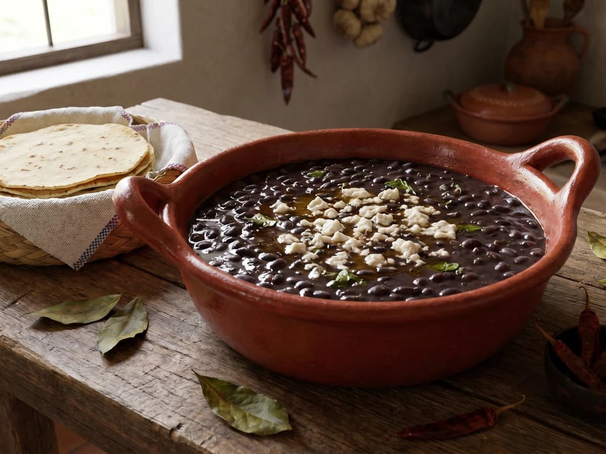 Frijoles Costeños con Epazote - Chef Lupita