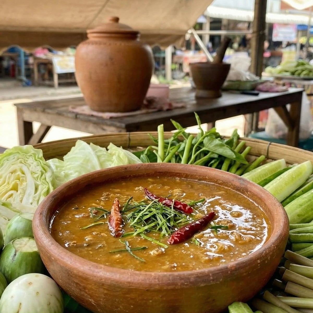 Fermented Fish Coconut Dip (Pla Ra Lon)