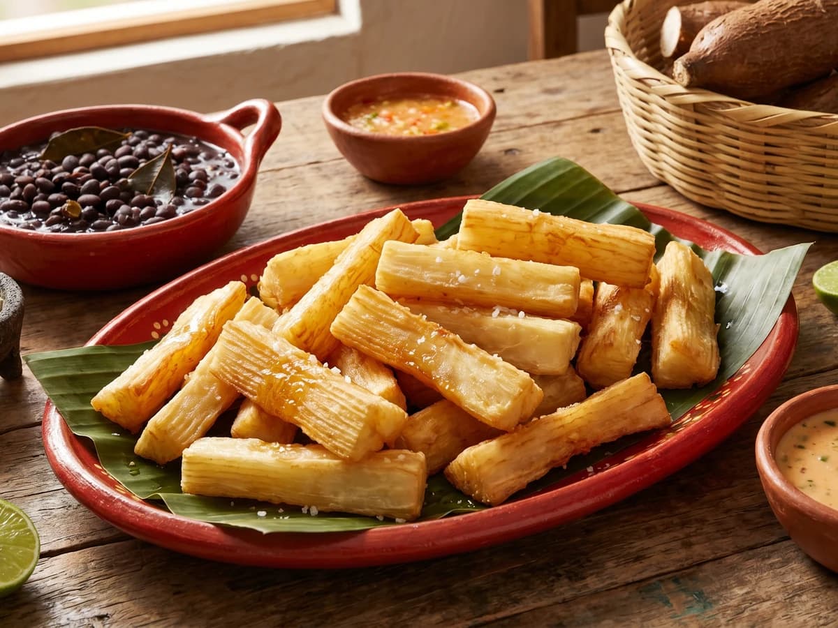 Yuca Frita Veracruzana - Chef Lupita