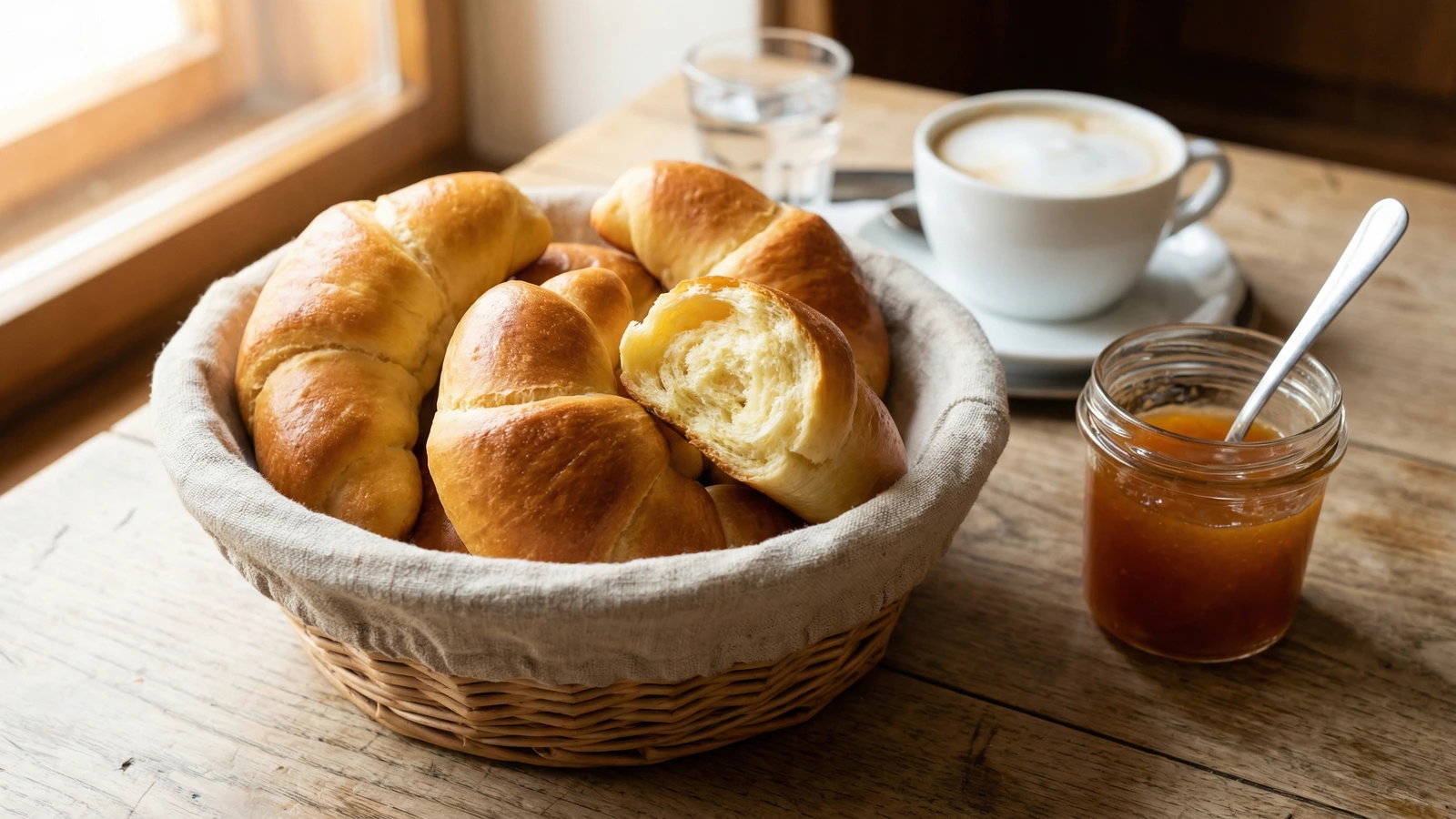 Briochekipferl (Viennese Butter Crescents)