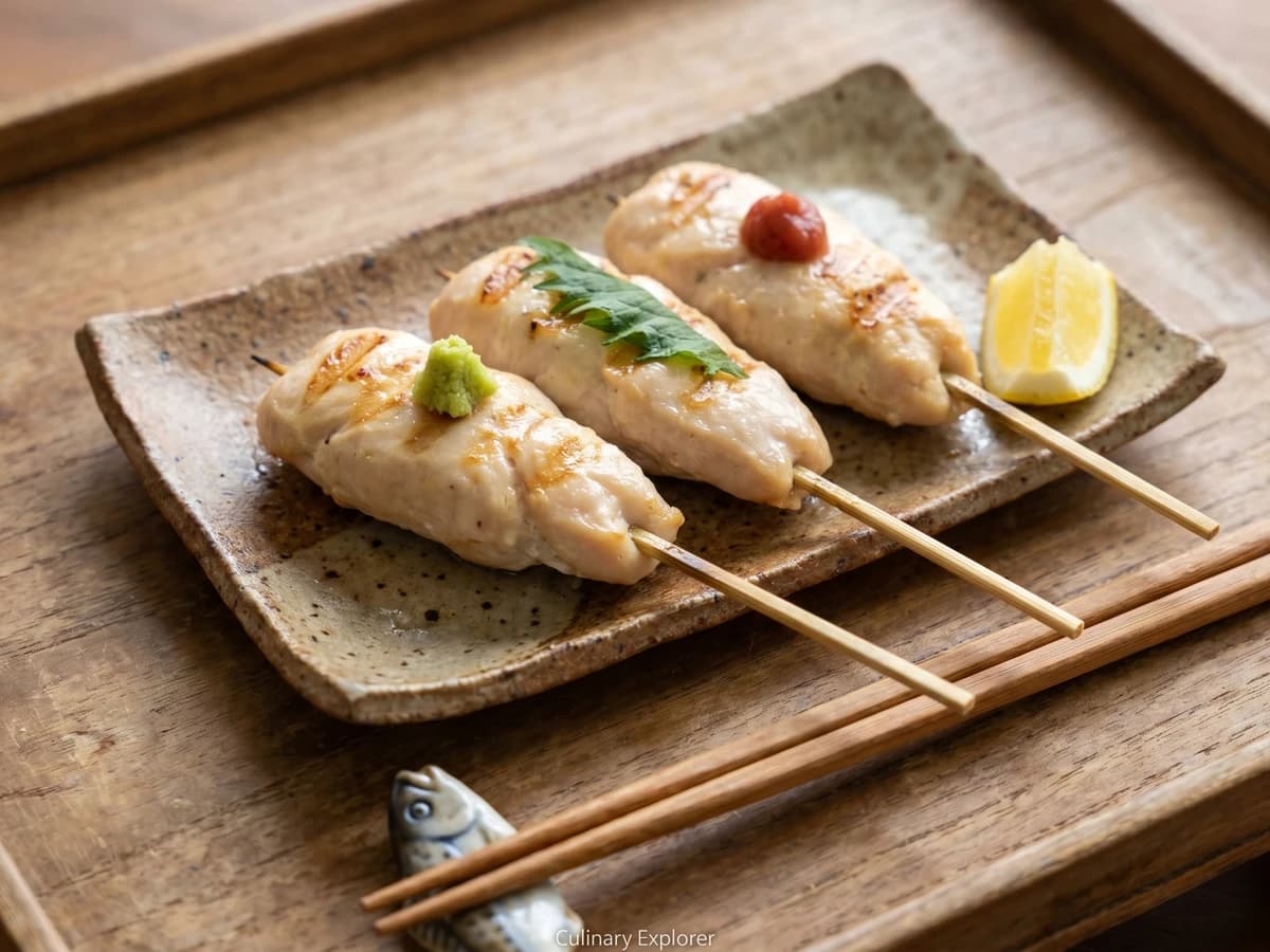 Yakitori Sasami (ささみ, chicken tender) - Chef Takumi