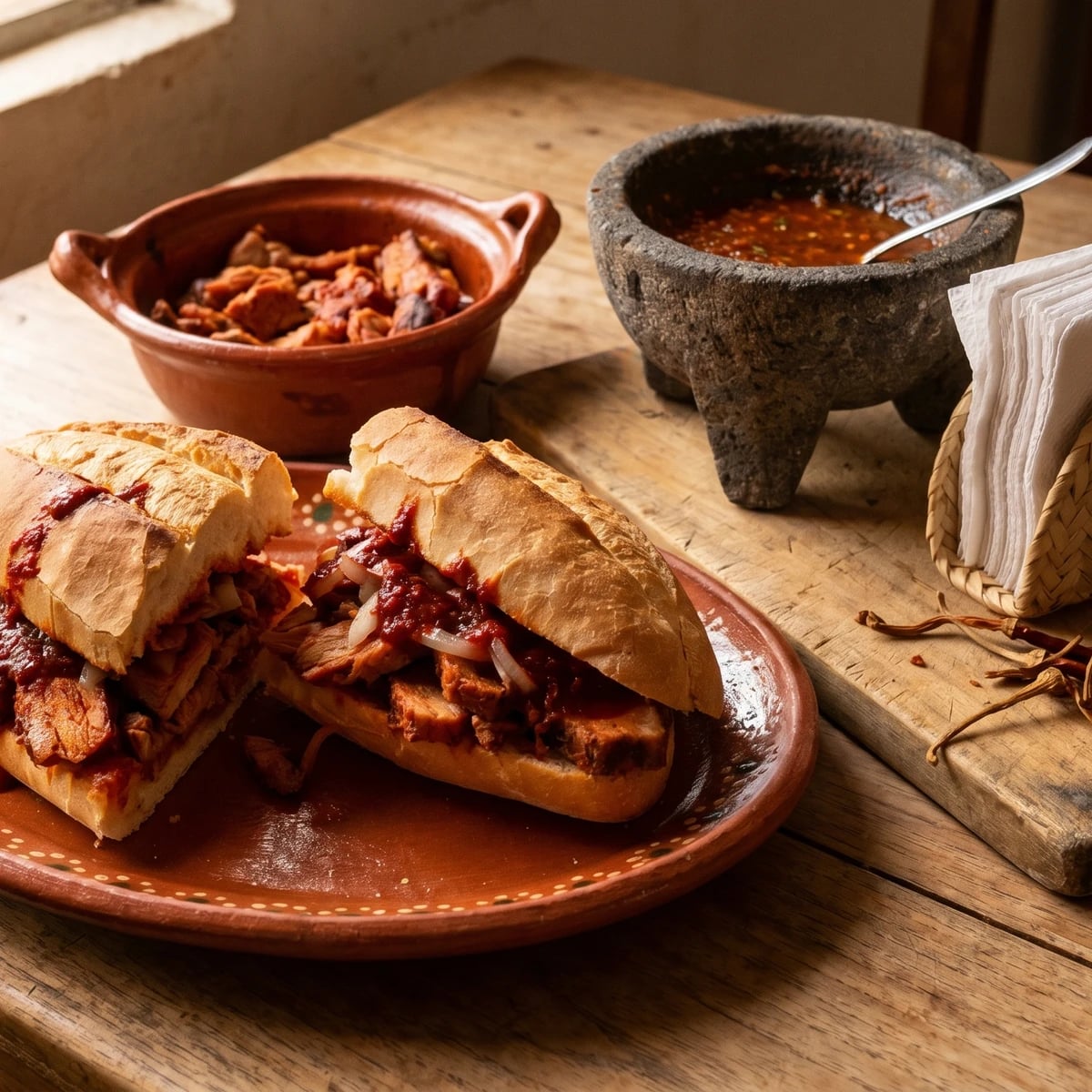 Torta de Cochito Chiapaneco