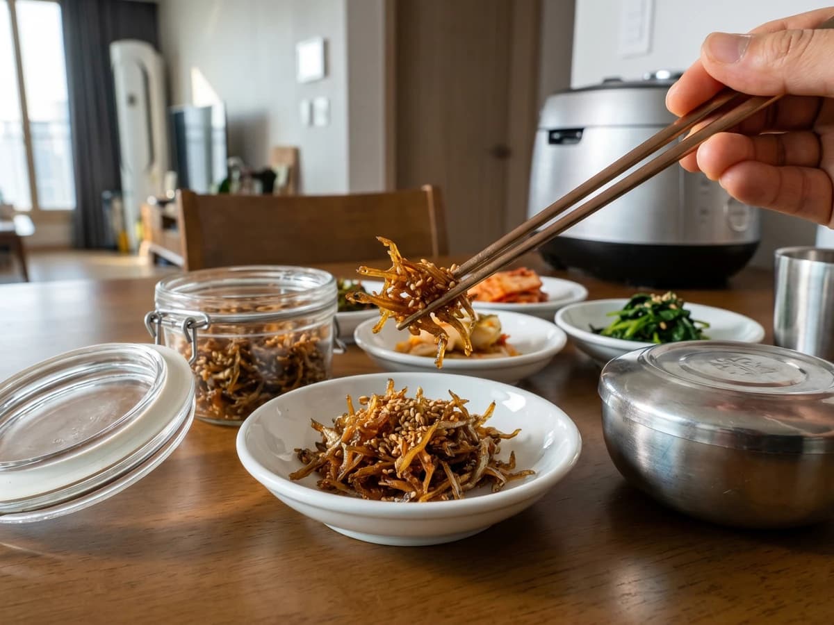 Myeolchi-bokkeum (Stir-Fried Anchovies) - Chef Jeong-sun