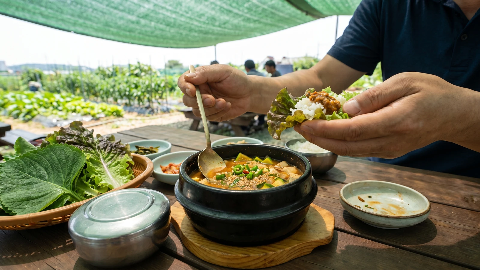 Gangdoenjang (강된장, Thick Soybean Paste Stew)