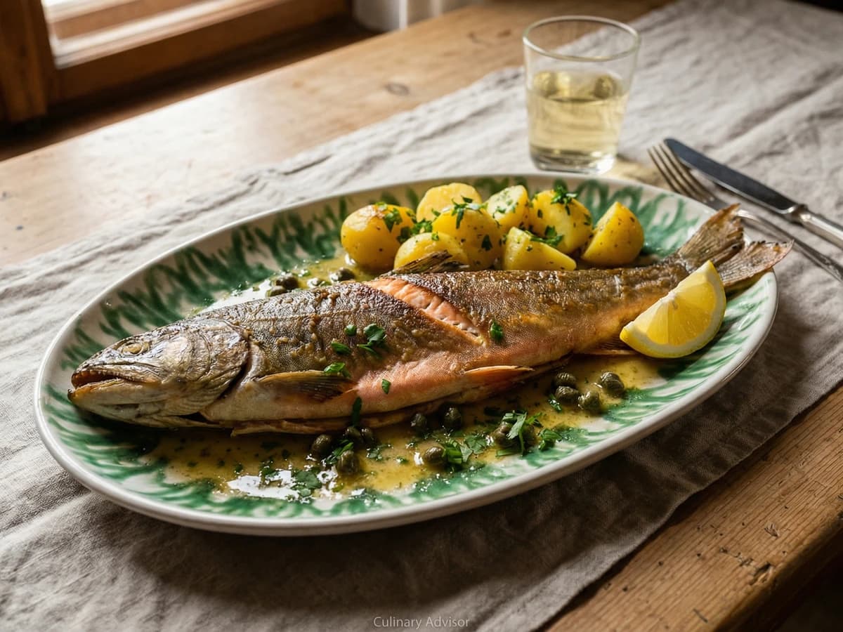 Saibling aus dem Salzkammergut (Alpine Charr) - Chef Elsa