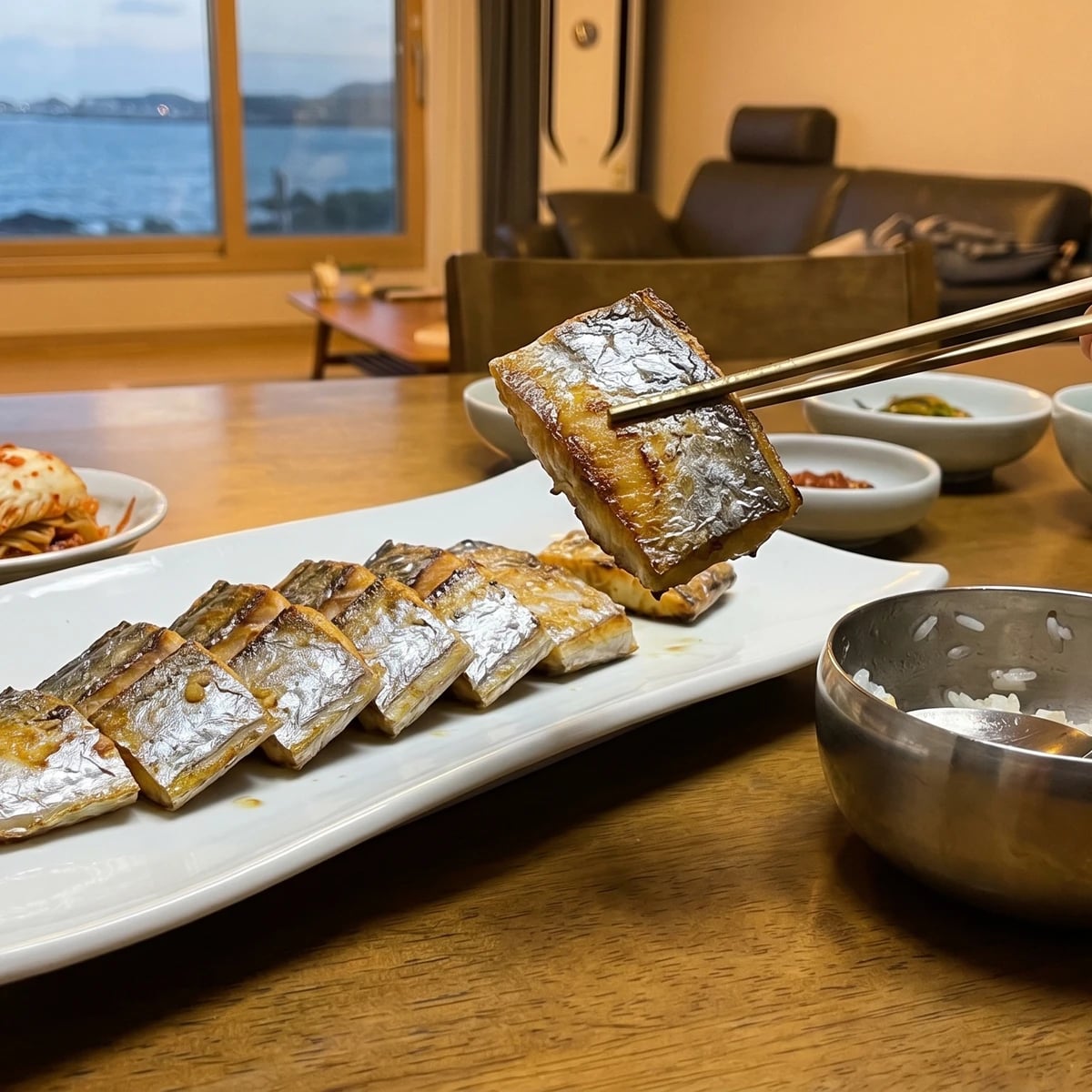 Galchi-gui (갈치구이, Grilled Hairtail)