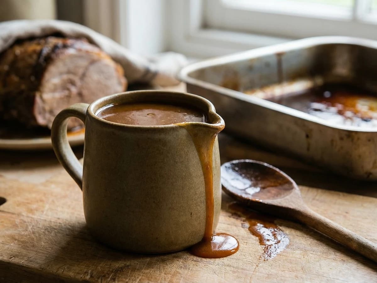 Proper Roast Gravy from the Tin - Chef Thomas