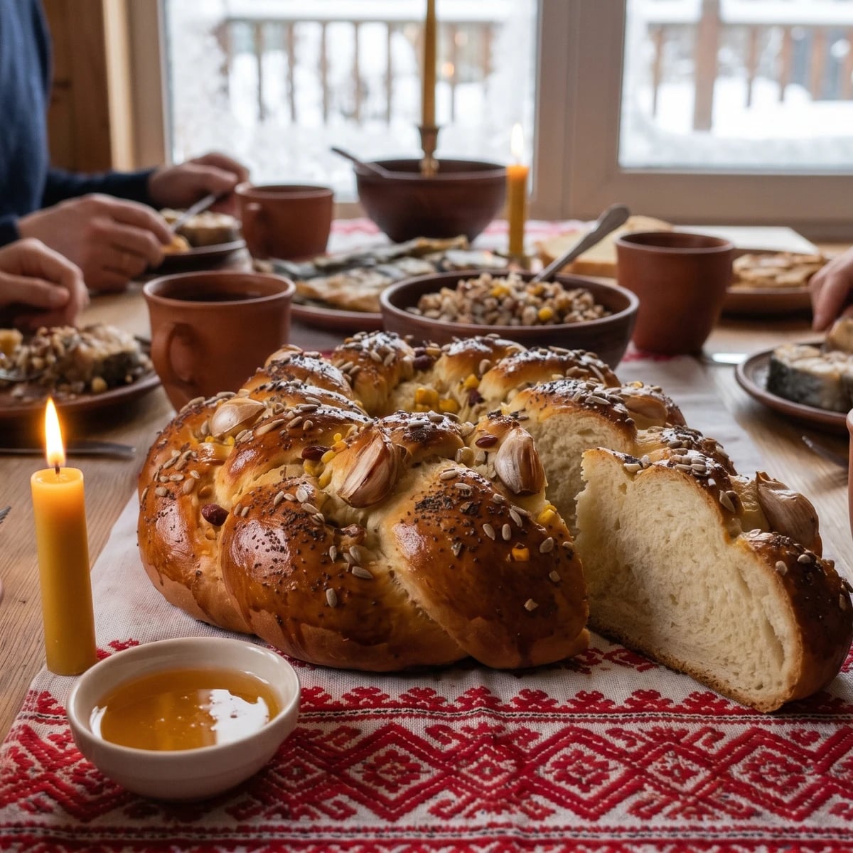 Korochun (корочун, Carpathian Christmas loaf)