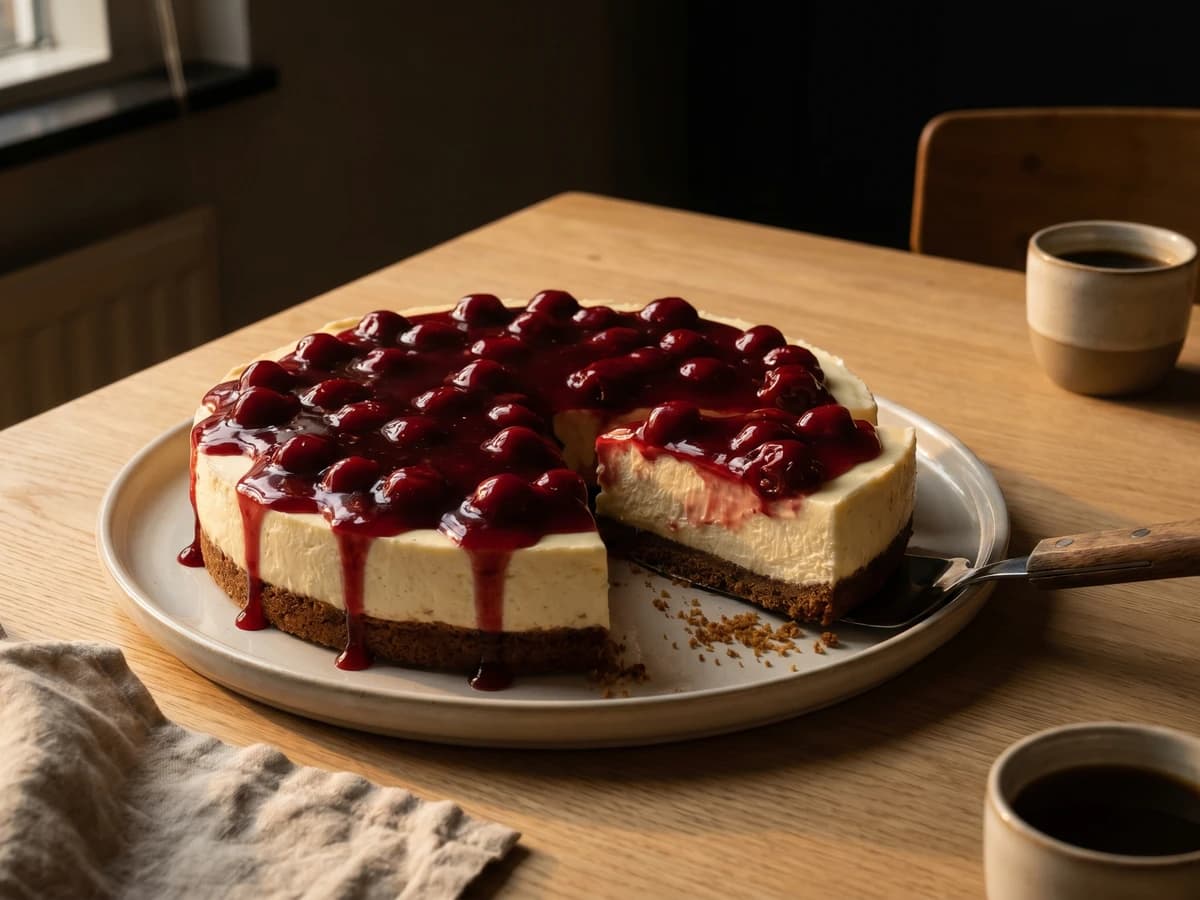 MonChoutaart (Dutch No-Bake Cream Cheese Cake) - Chef Joost