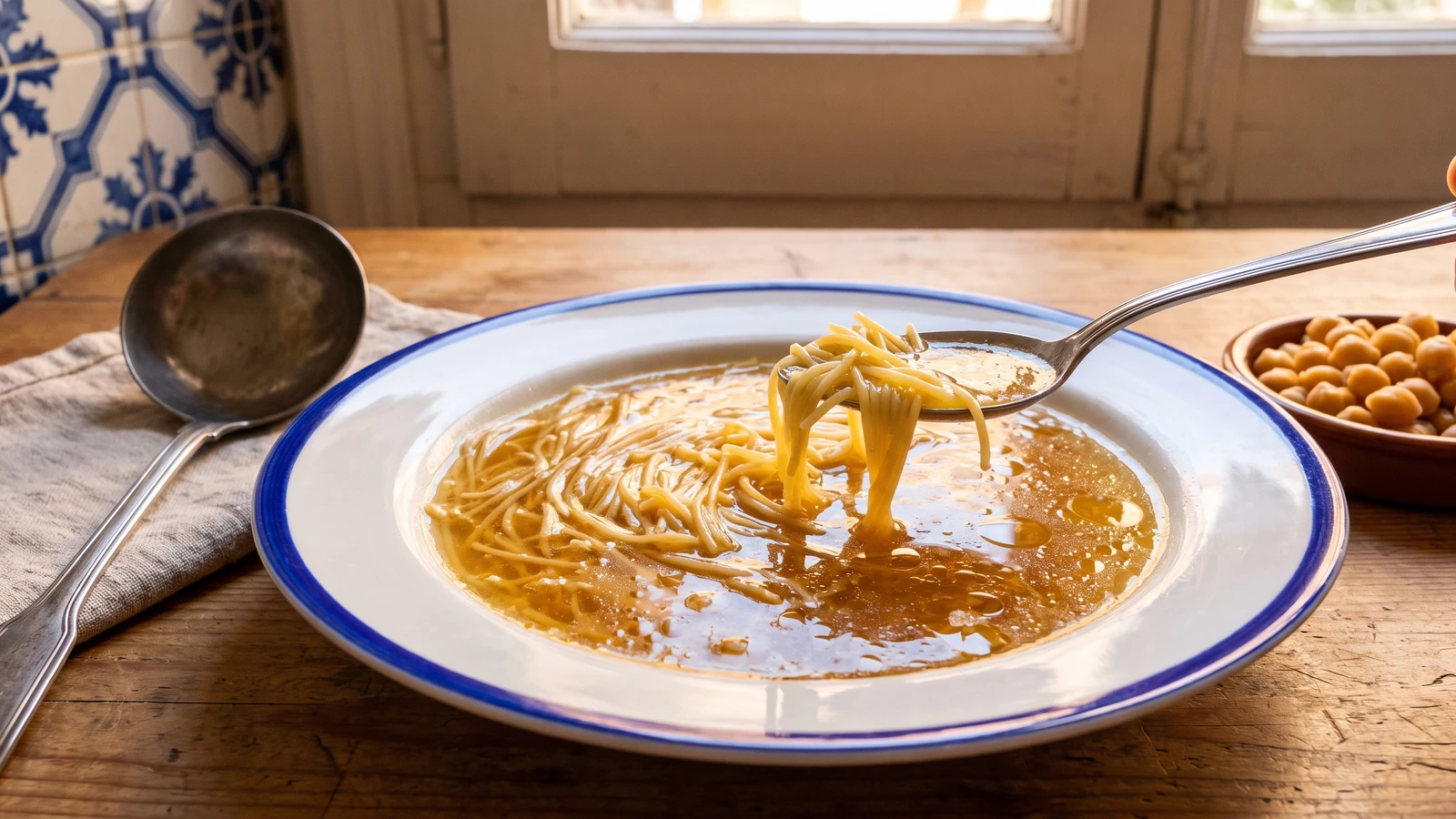 Sopa de Cocido Madrileño