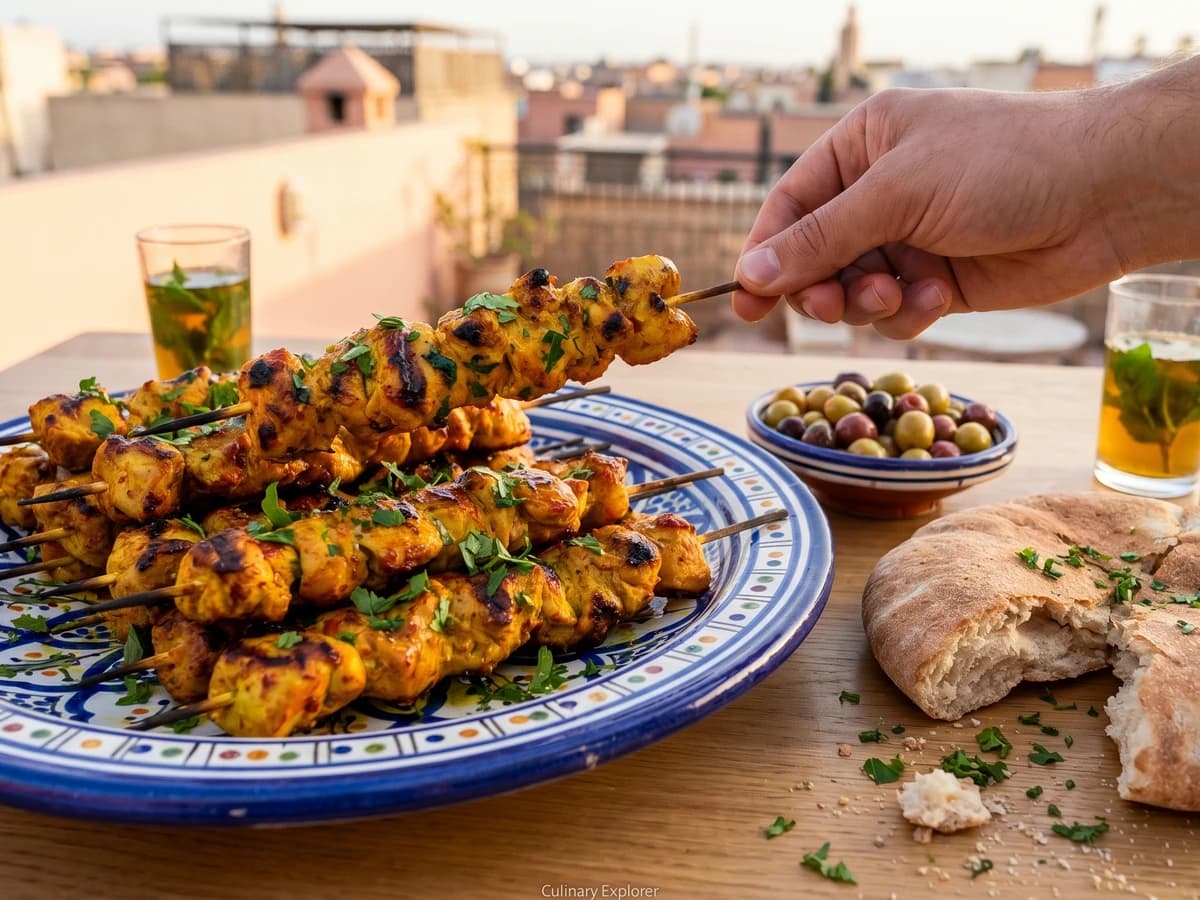 Brochettes de Poulet - Chef Zohra