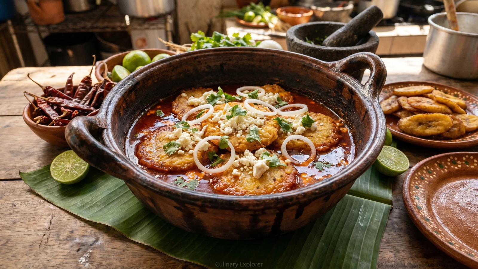 Tortitas de Yuca con Caldillo Afromestizo