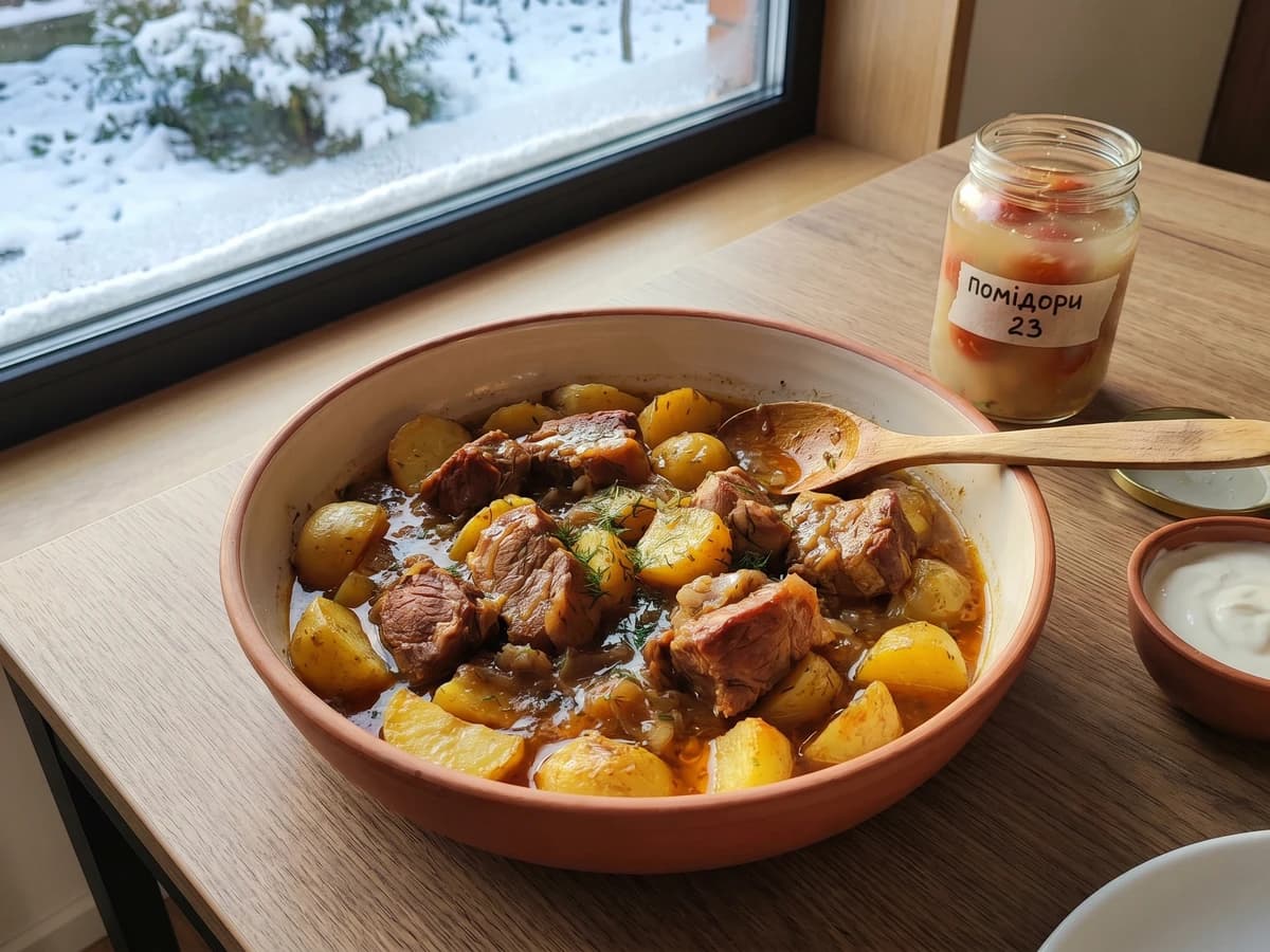 Pechenia po-Domashniomu (печеня по-домашньому, home-style pork roast) - Chef Lesia