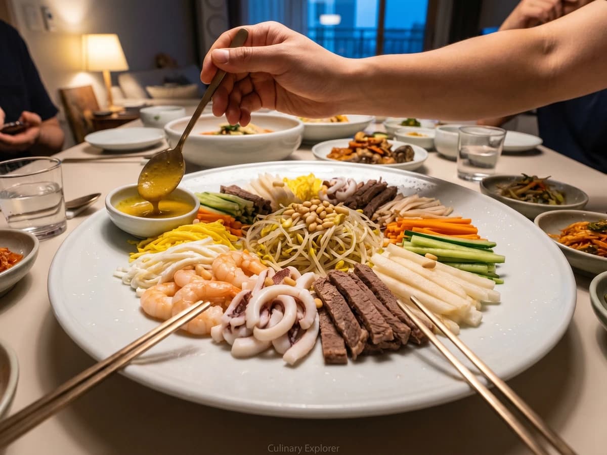 Gyeoja-naengchae (Mustard Cold Platter) - Chef Jeong-sun