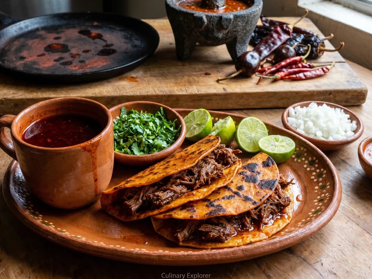 Birria Tacos with Consome