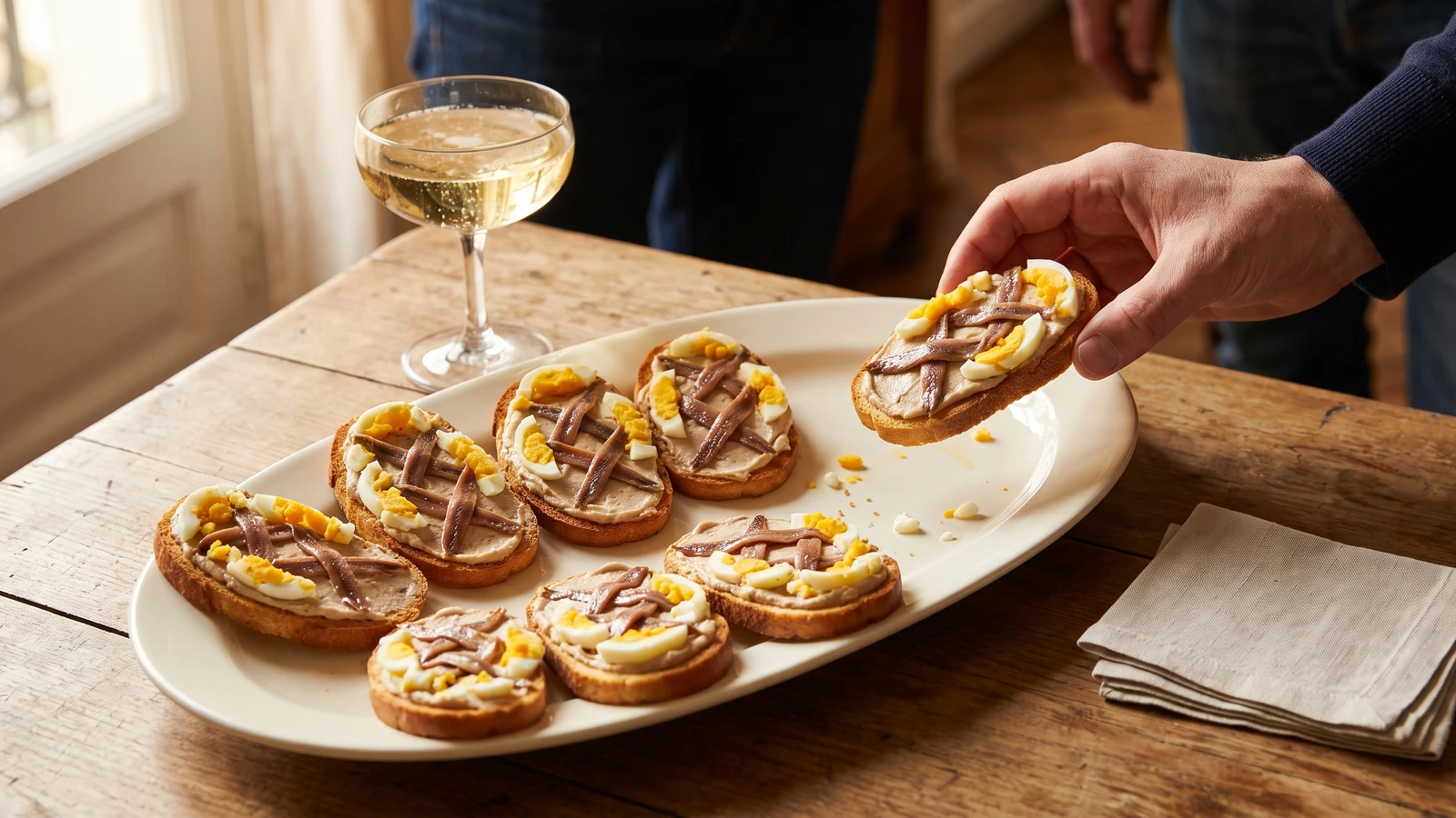 Anchovy Toast