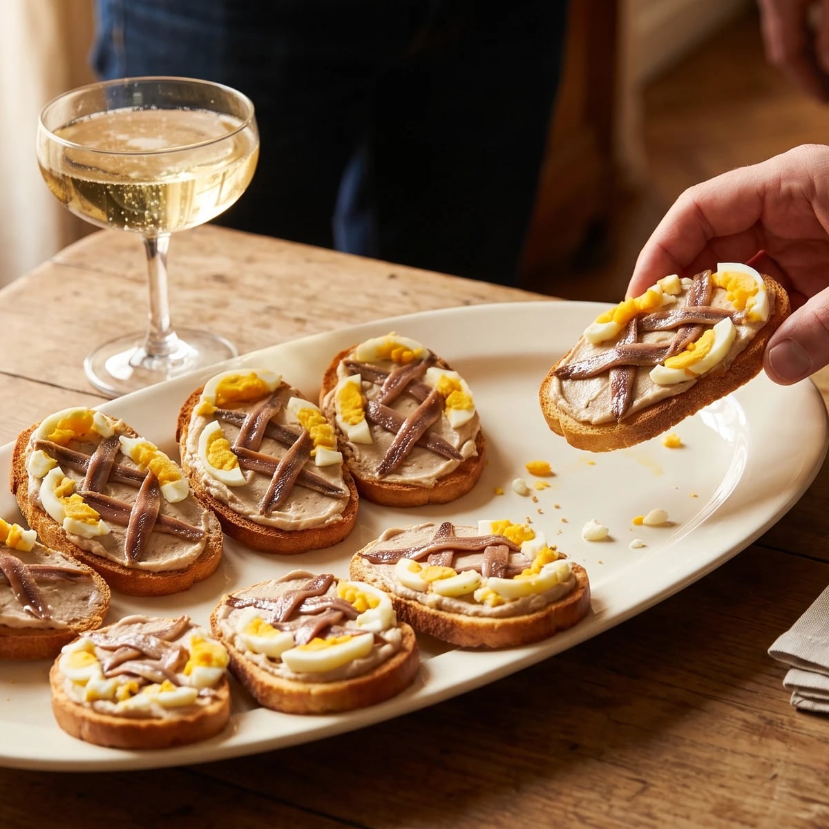 Anchovy Toast
