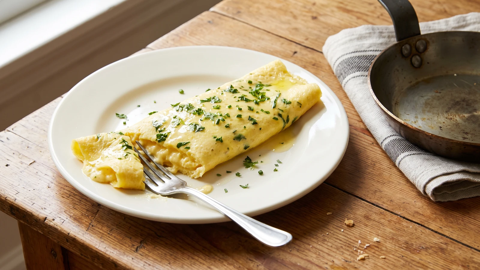 Omelet aux Fines Herbes