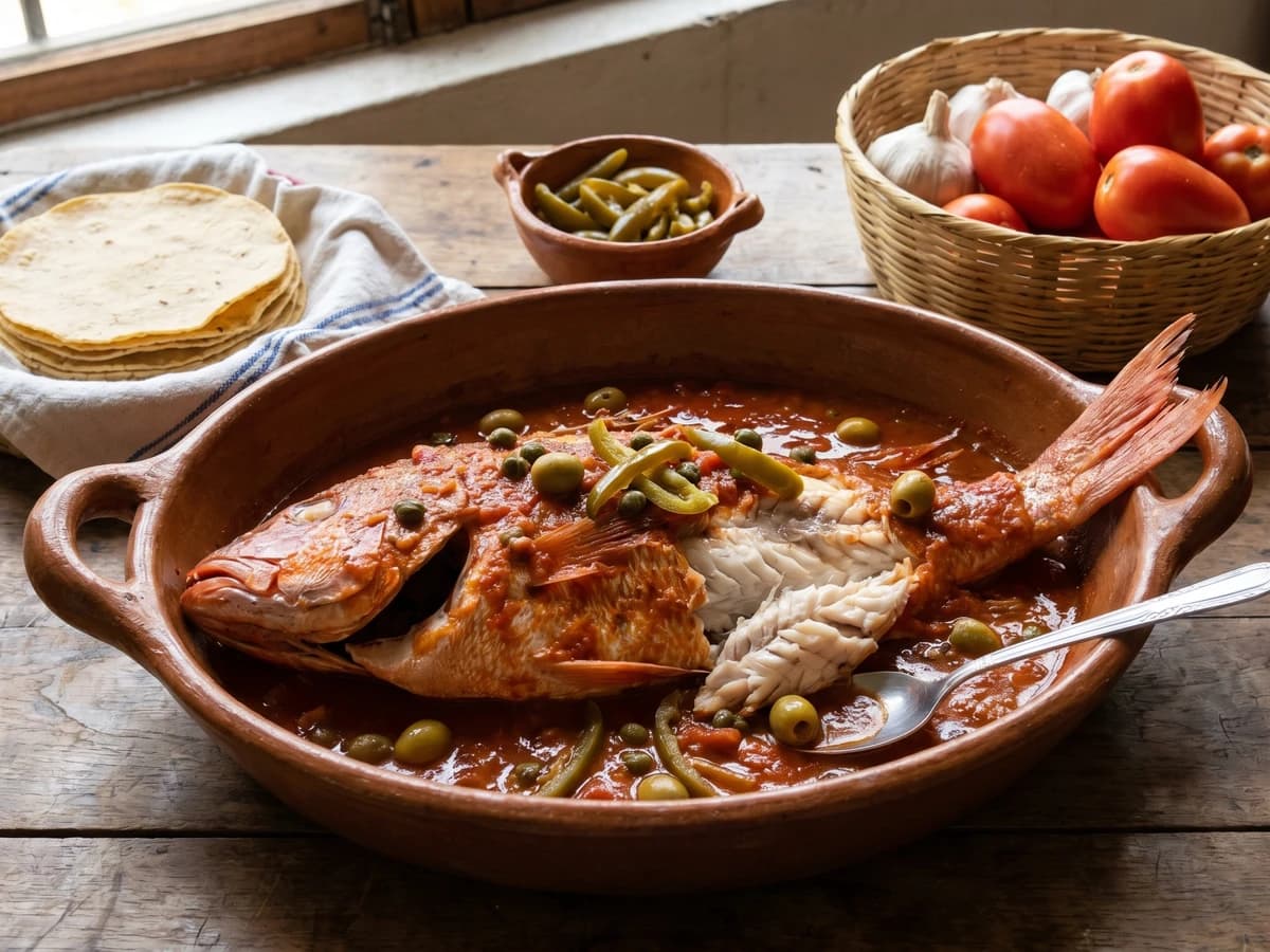 Huachinango a la Veracruzana - Chef Lupita