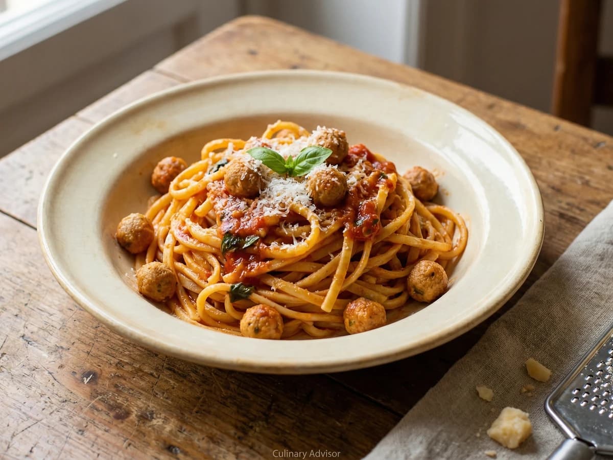 Spaghetti alla Chitarra con Pallottine - Chef Graziella