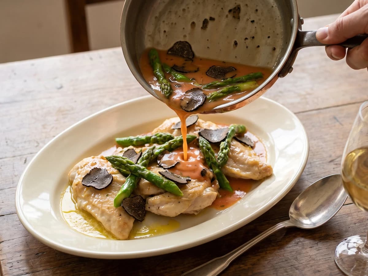 Poulet Sauté Fedora - Chef Juliette