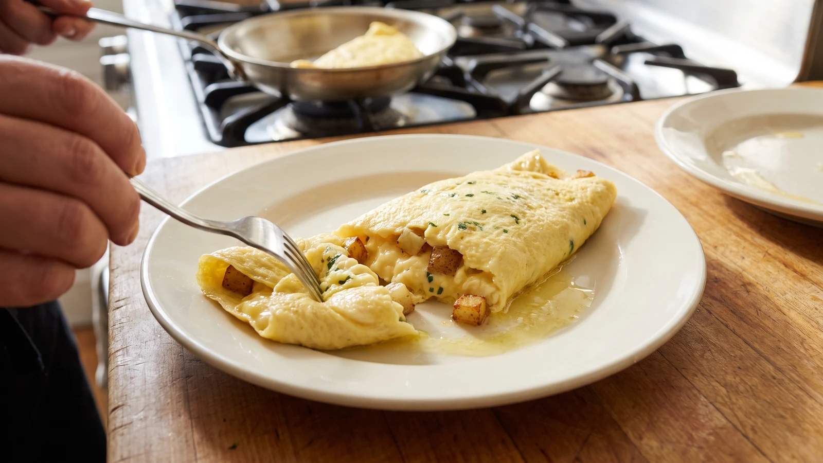 Omelet Parmentier
