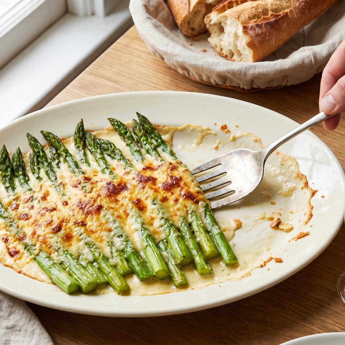 Asperges au Gratin