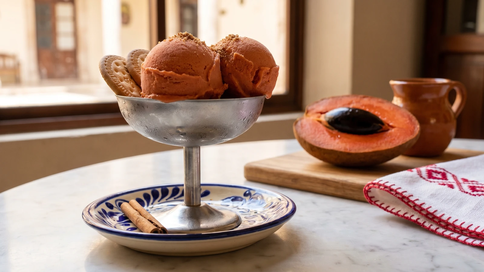 Sorbete de Mamey de Sorbetería Colón