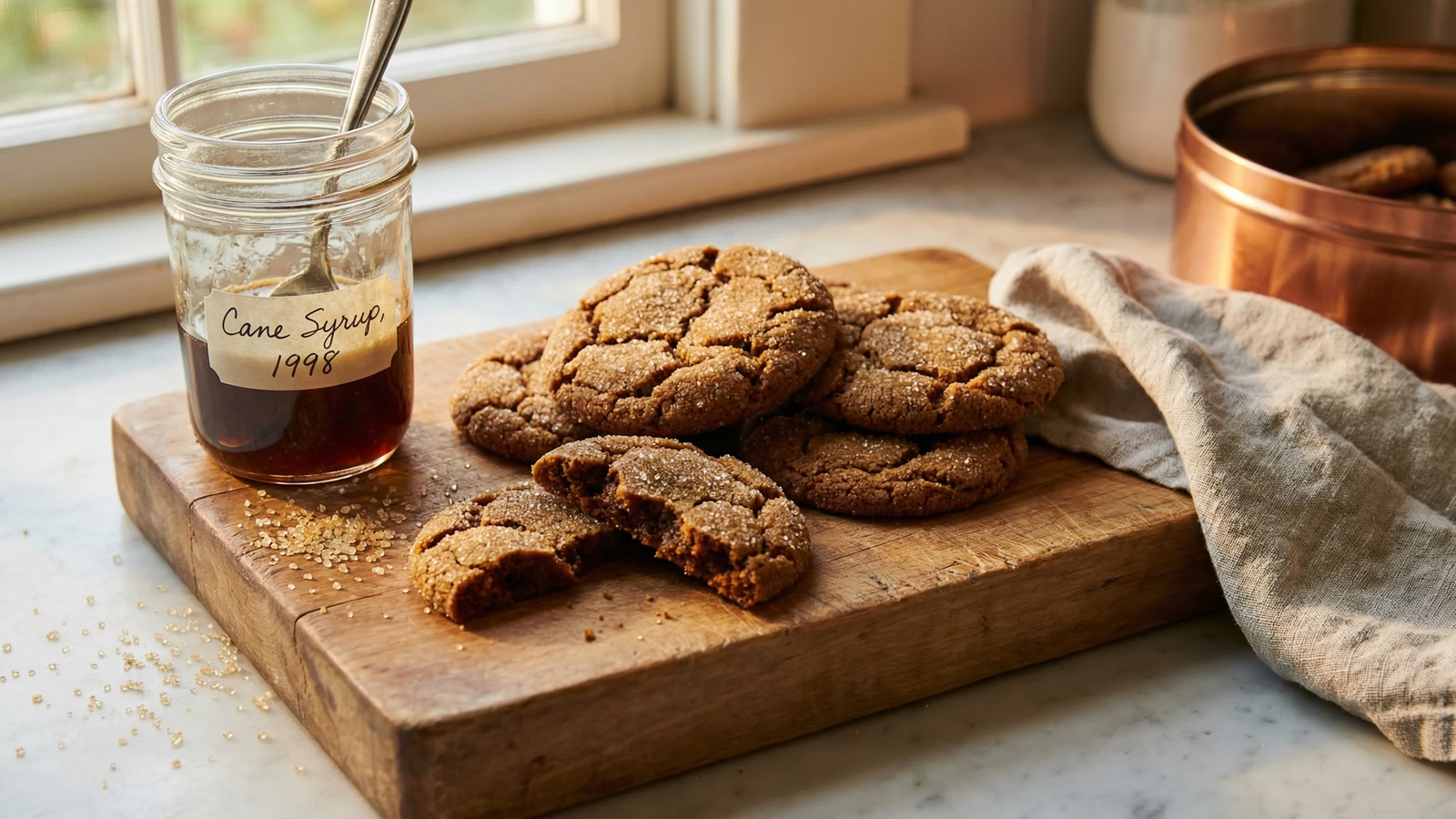 Cane Syrup Molasses Cookies