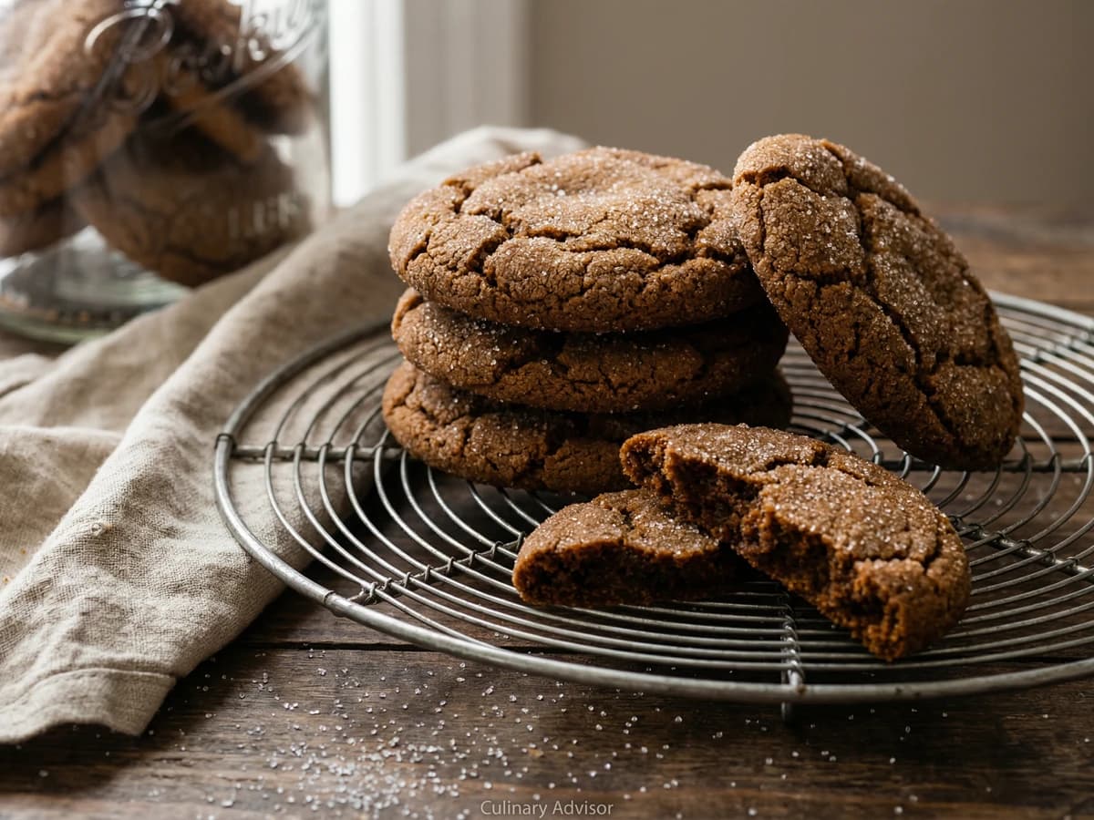 Soft Molasses Cookies - Chef Dean