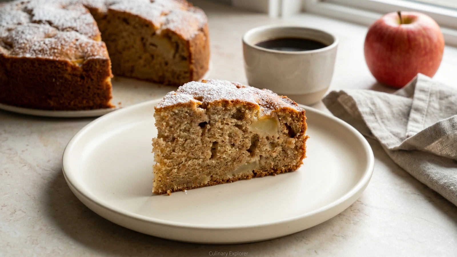 Bolo de Maçã com Canela