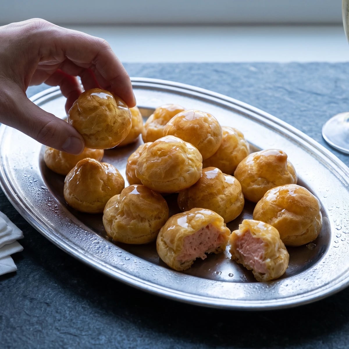Smoked-salmon Duchesses