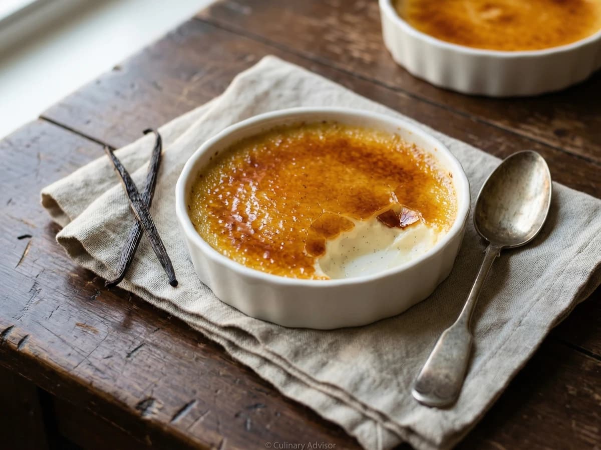 Vanilla Bean Crème Brûlée - Chef Ally