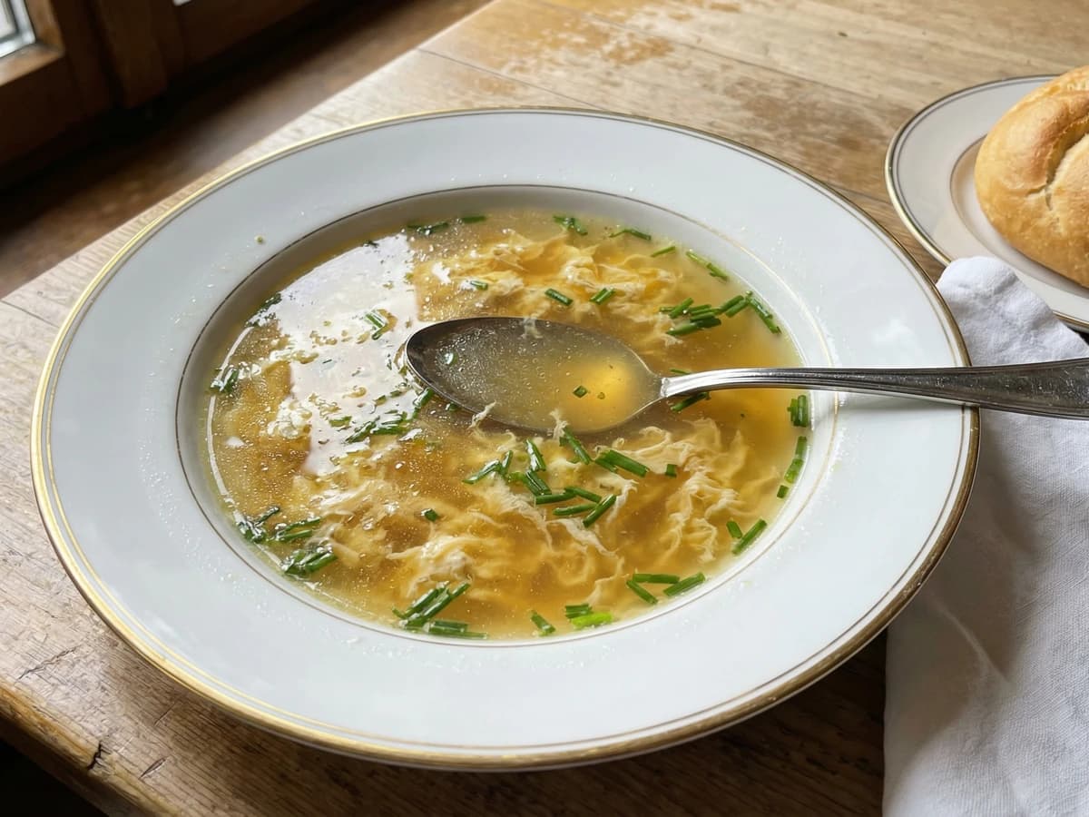 Eintropfsuppe (Drop Batter Soup) - Chef Elsa