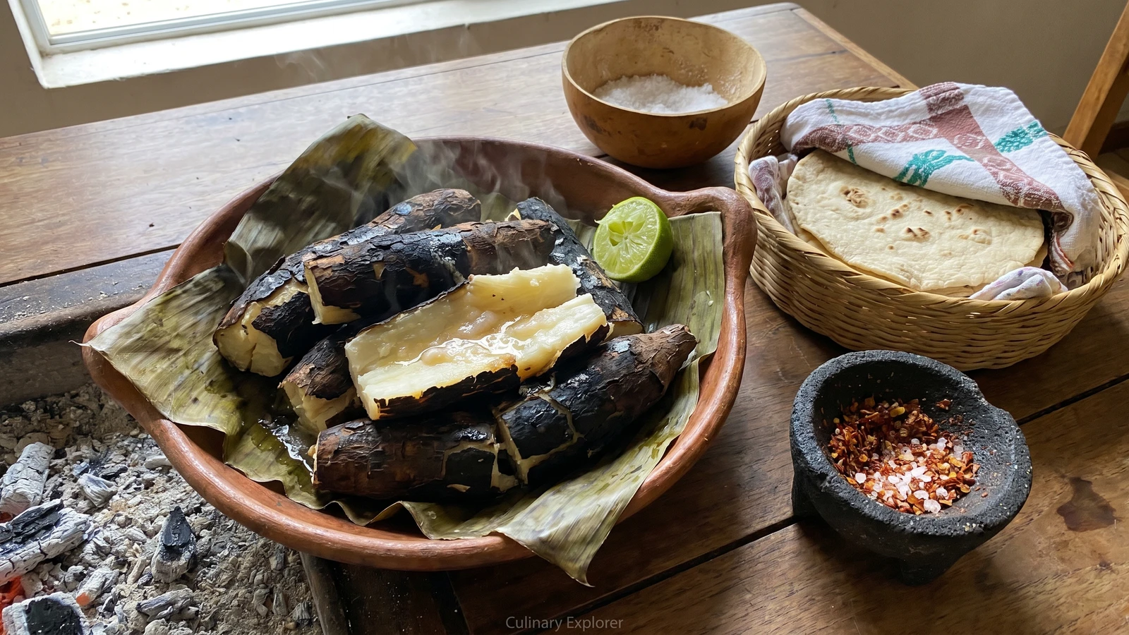 Yuca al Rescoldo Tabasqueña