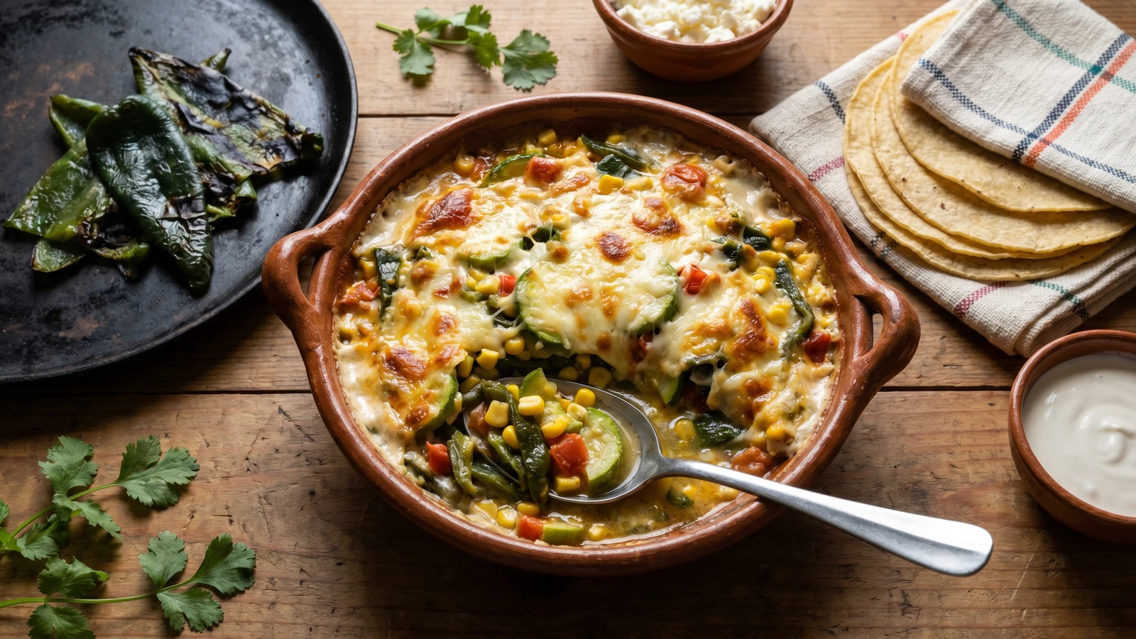 Calabacitas Gratinadas a la Mexicana