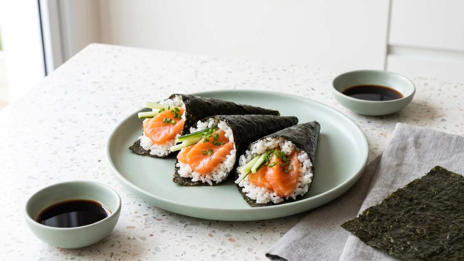 Temaki de Salmão
