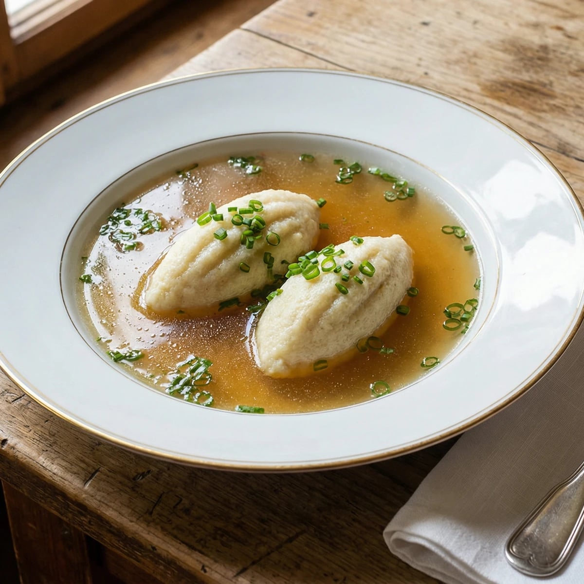 Grießnockerlsuppe