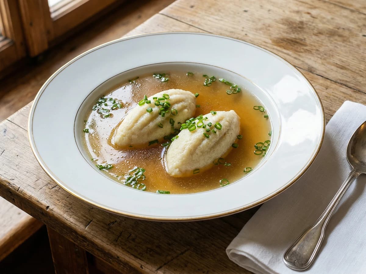 Grießnockerlsuppe - Chef Elsa