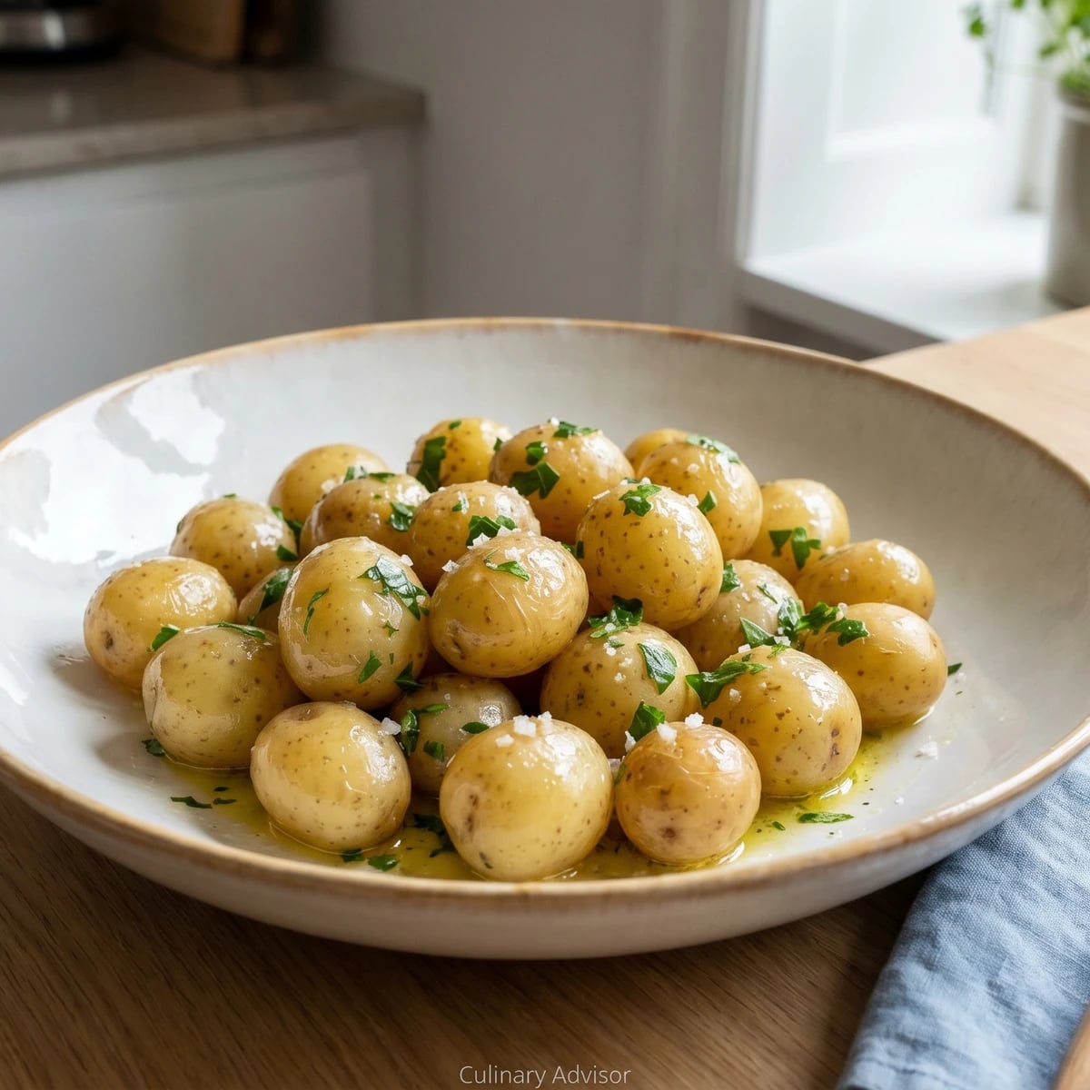 Nye Kartofler med Persillesmor