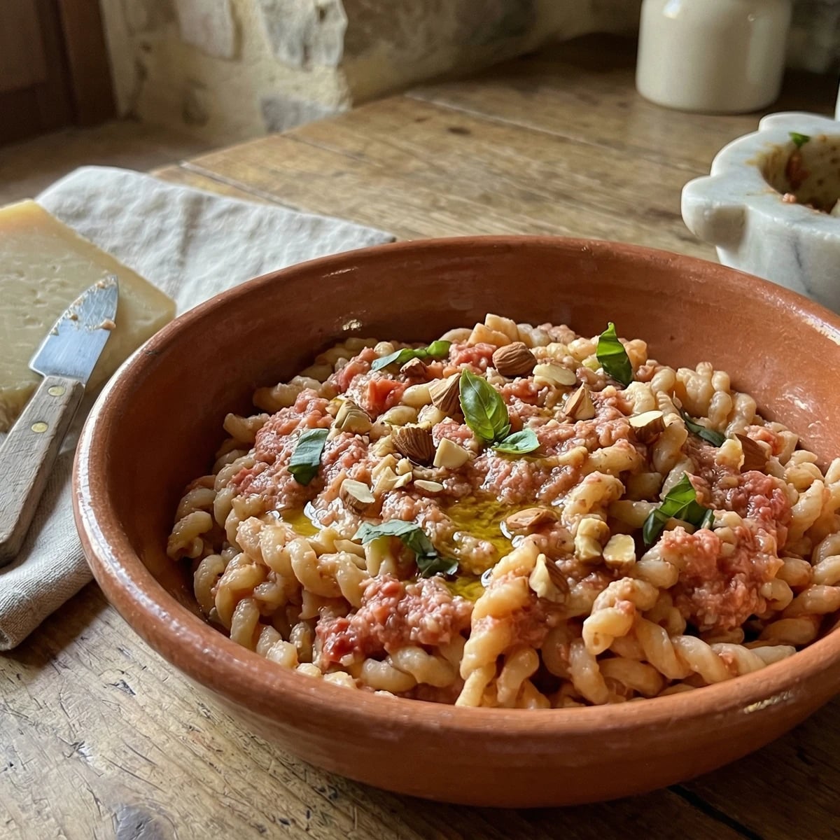 Busiate al Pesto Trapanese
