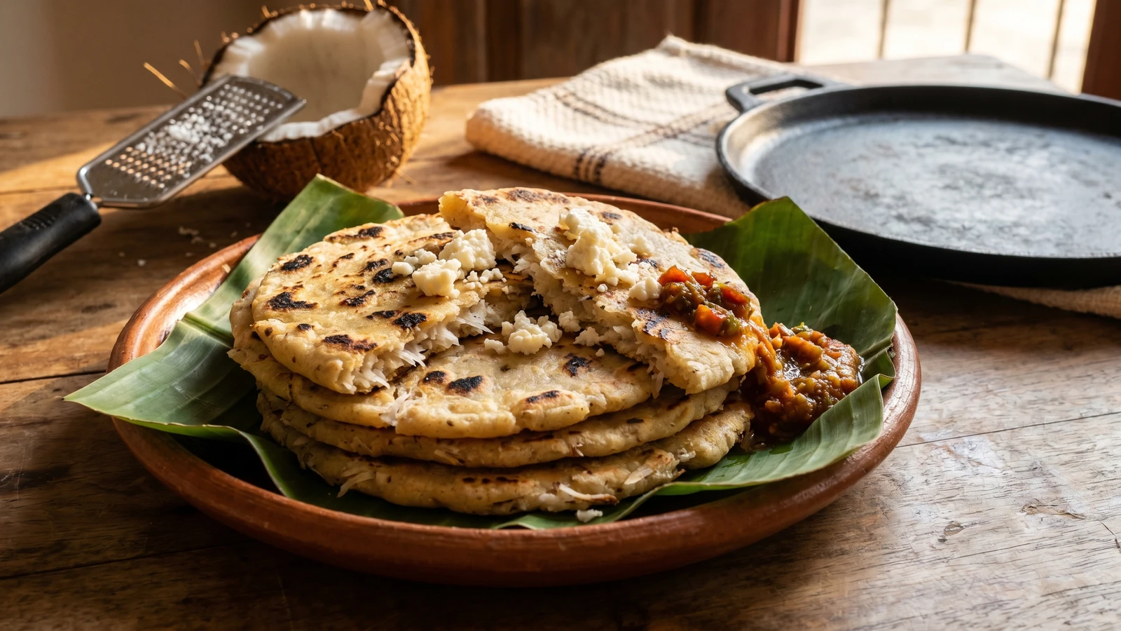 Tortillas de Coco Tabasqueñas