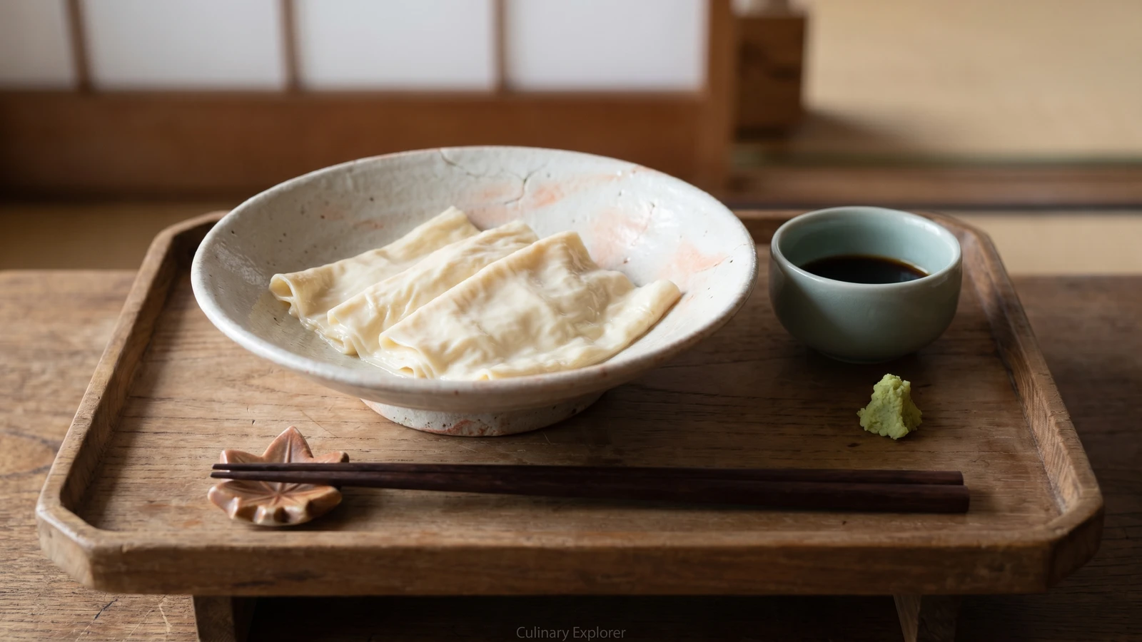 Fresh Lifted Yuba (引き上げ湯葉, Hikiage Yuba)