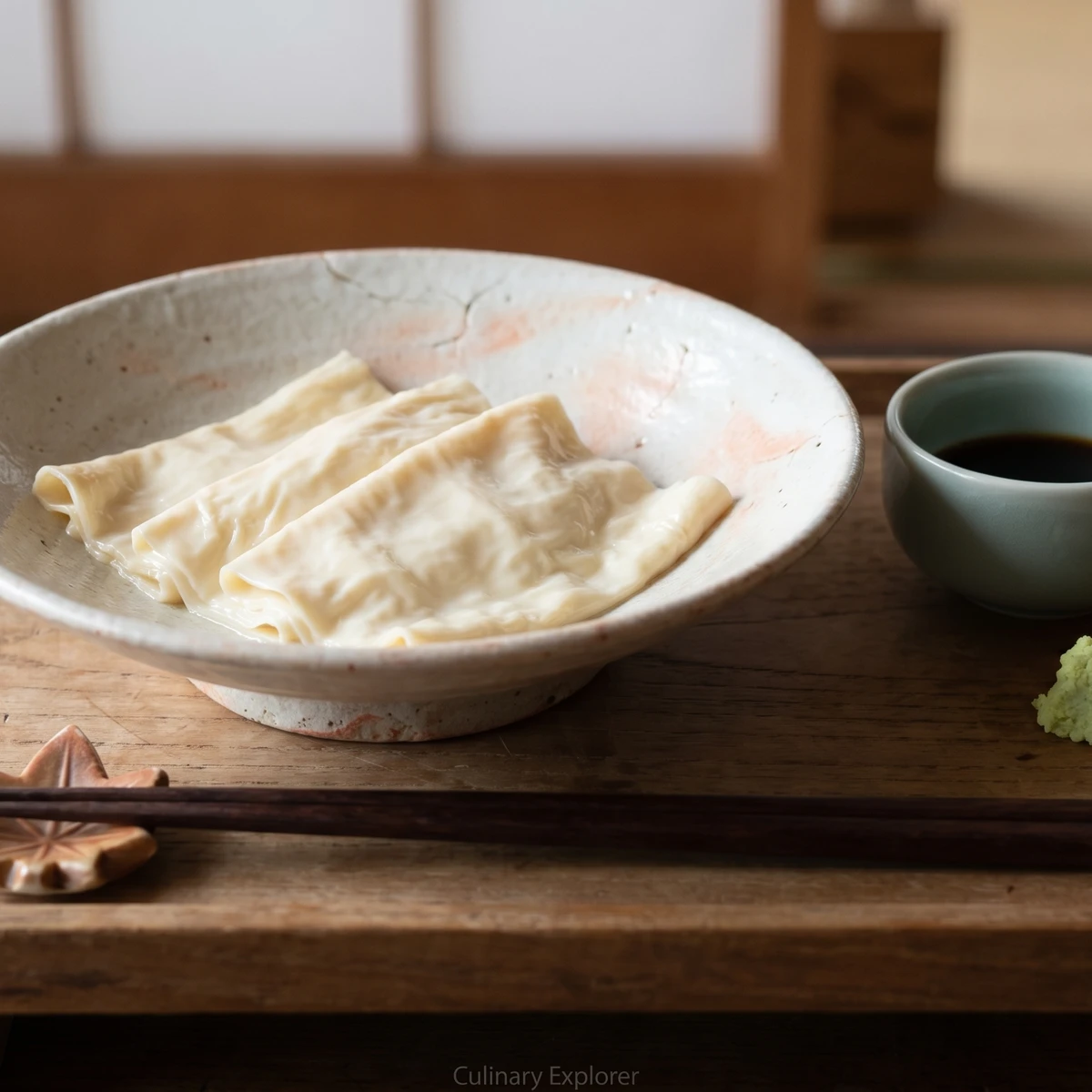 Fresh Lifted Yuba (引き上げ湯葉, Hikiage Yuba)