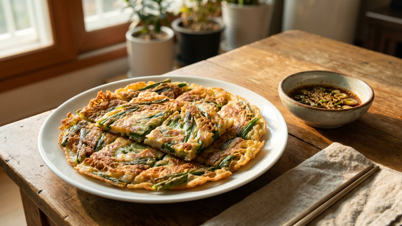 Pajeon (Scallion Pancake)