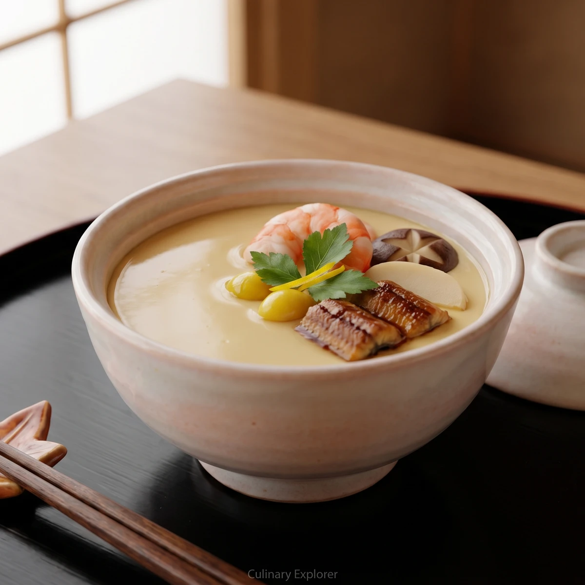 Odamaki-mushi (小田巻き蒸し, Osaka udon chawanmushi)
