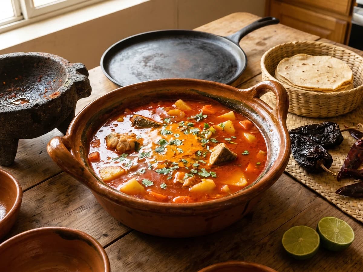 Caldo de Oso Pénjamense (Pénjamo Catfish Broth) - Chef Lupita